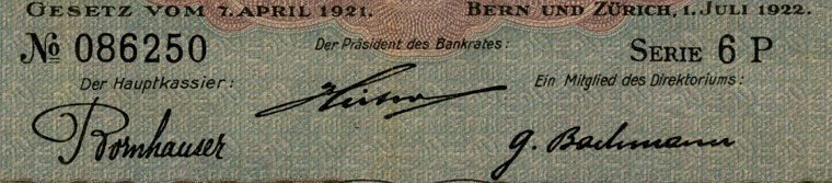 20 francs, 1922
