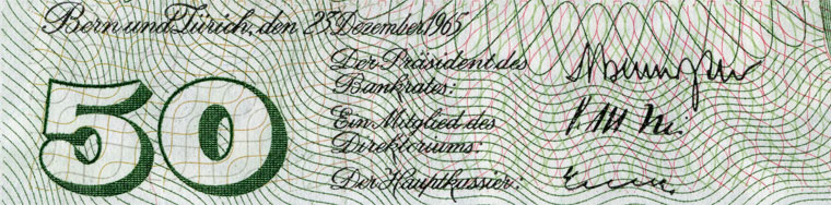 50 francs, 1965